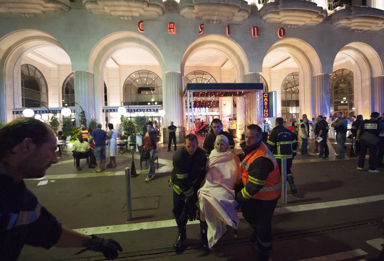 Image: Truck crashes into crowd at Bastille Day celebrations in Nice