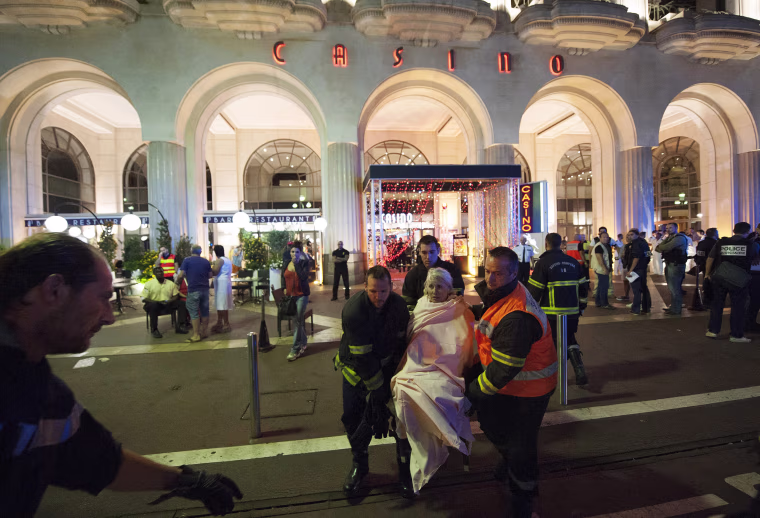 Image: Truck crashes into crowd at Bastille Day celebrations in Nice