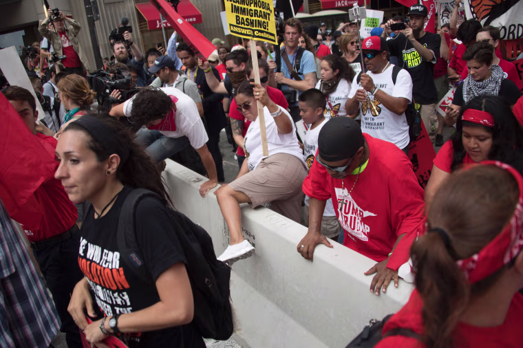 Image: US-VOTE-REPUBLICANS-CONVENTION-PROTEST