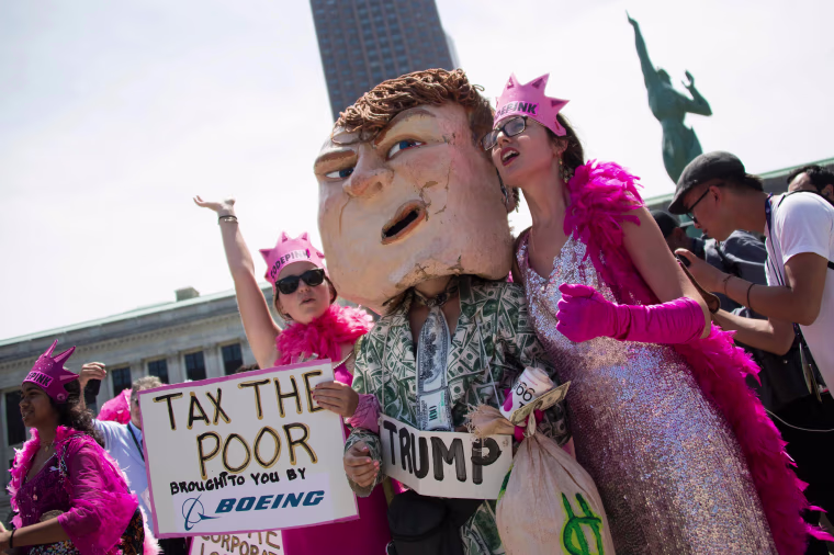 Image: US-VOTE-REPUBLICANS-CONVENTION-PROTEST