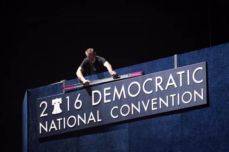 Image: Philadelphia Prepares To Host Democratic National Convention