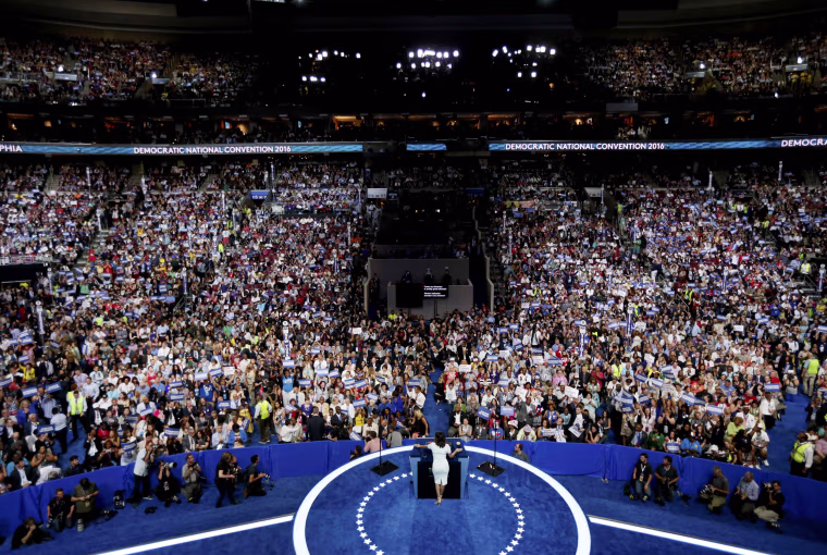 Image: Actress Eva Longoria speaks at the Democratic National Convention in Philadelphia