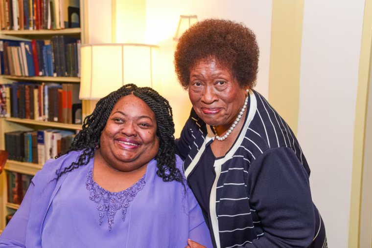 Author Crystal Emery and Dr. Joycelyn Elders at the Changing the Face of Medicine event at the Yale Club of New York on June 8, 2016.