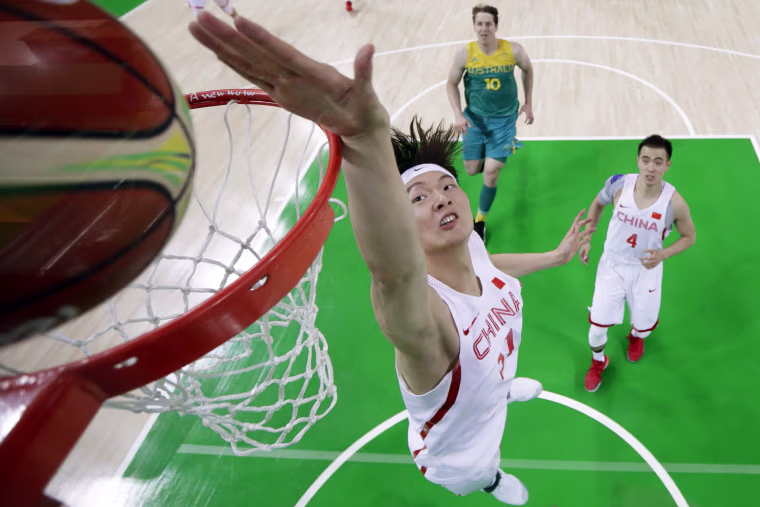 Image: TOPSHOT-BASKETBALL-OLY-2016-RIO-CHN-AUS