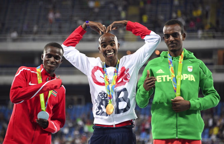 Image: ATHLETICS-OLY-2016-RIO-PODIUM