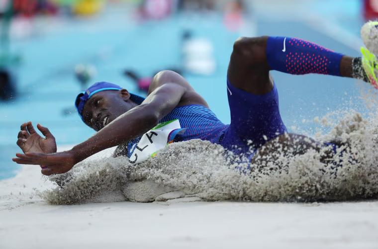 Image: Athletics - Men's Triple Jump Qualifying Round - Group A