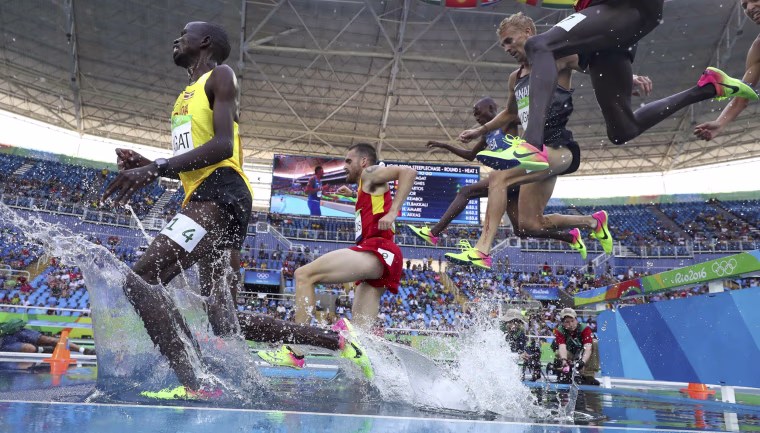 Image: Athletics - Men's 3000m Steeplechase Round 1