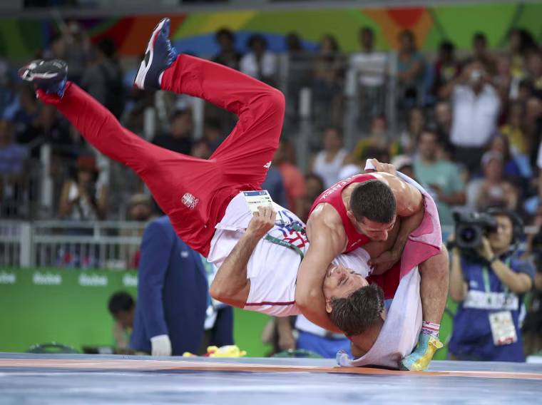 Image: Wrestling - Men's Greco-Roman 66 kg Gold Medal