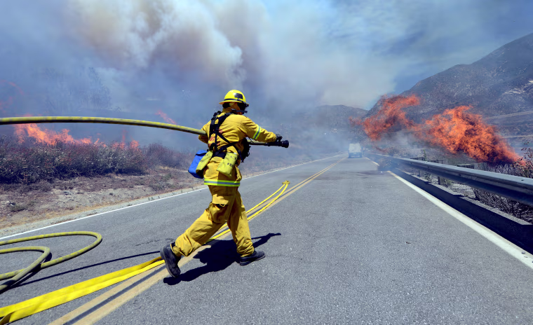 Image: Blue Cut Fire