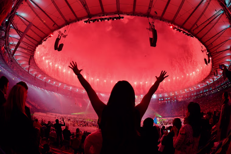 Image: TOPSHOT-OLY-2016-RIO-CLOSING