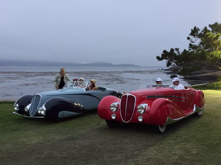 Two rare Delahaye convertibles