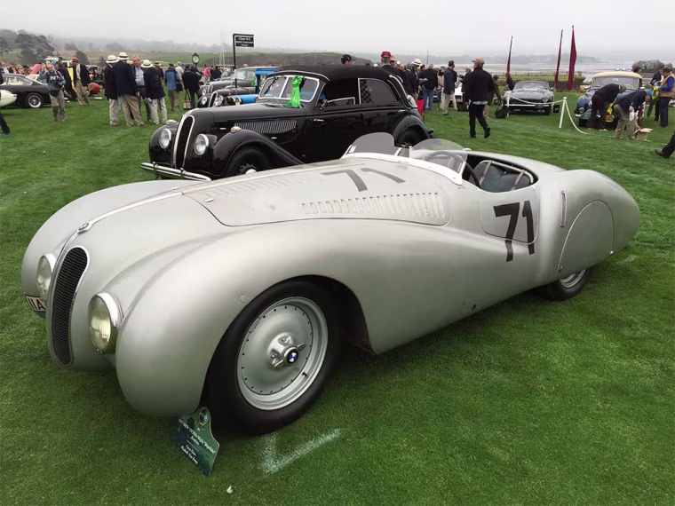 A 1937 BMW Mille Miglia Roadster