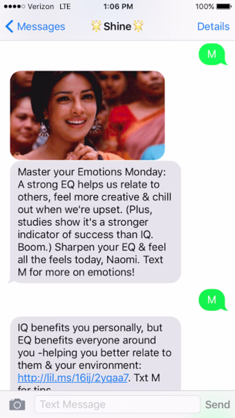 Shine Text