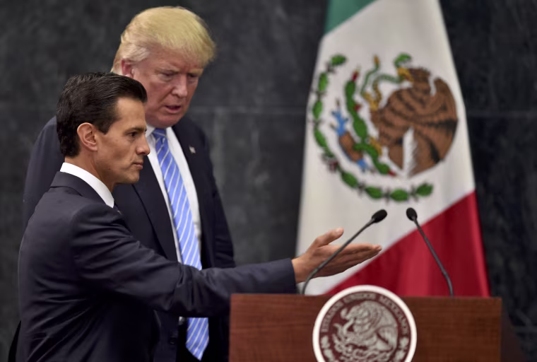 Image: MEXICO-US-PENA NIETO-TRUMP