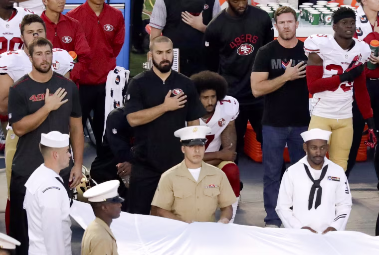 Image: San Francisco 49ers quarterback Colin Kaepernick