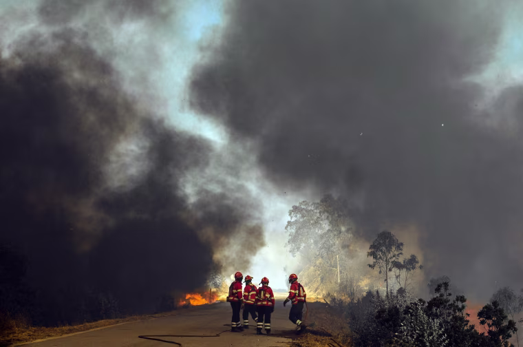 Image: Forest fire in Serra de Monchique