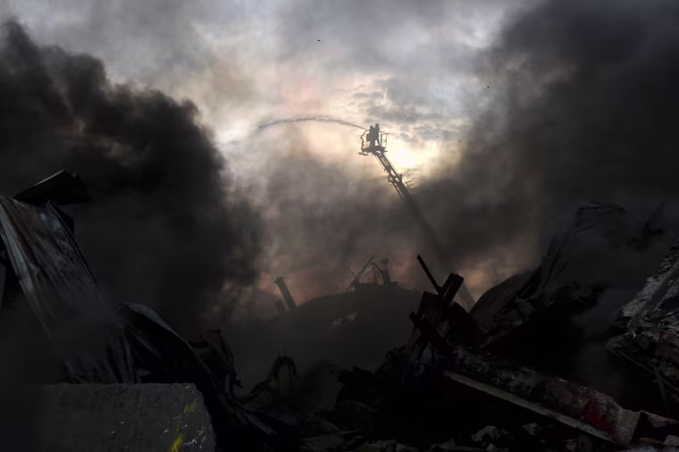 Image: TOPSHOT-BANGLADESH-FIRE-LABOUR