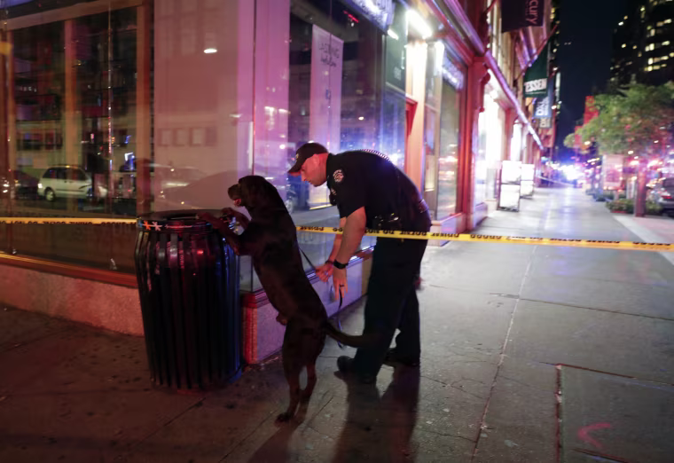 Image: Explosion in Manhattan