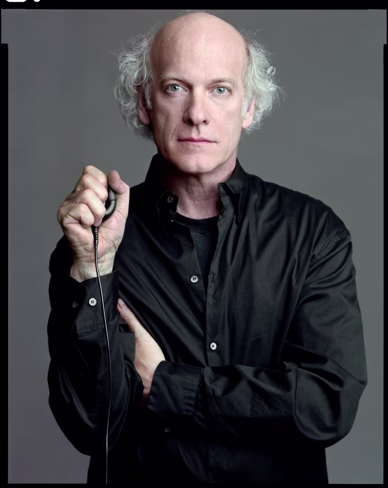 Self-portrait of photographer Timothy Greenfield-Sanders.