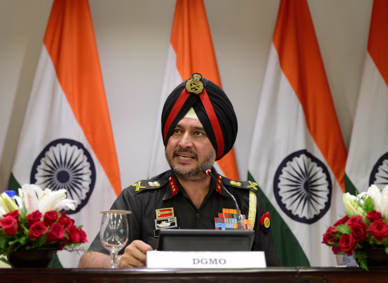 Image: Indian army's director general of military operations Lt. Gen. Ranbir Singh