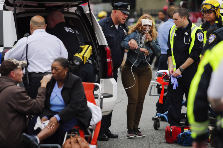 Image: New Jersey Transit Commuter Train Crashes At Hoboken Terminal