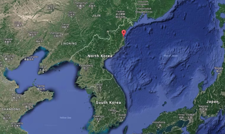Image: Map of North Korea