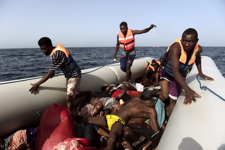 Image: TOPSHOT-LIBYA-EUROPE-MIGRANTS