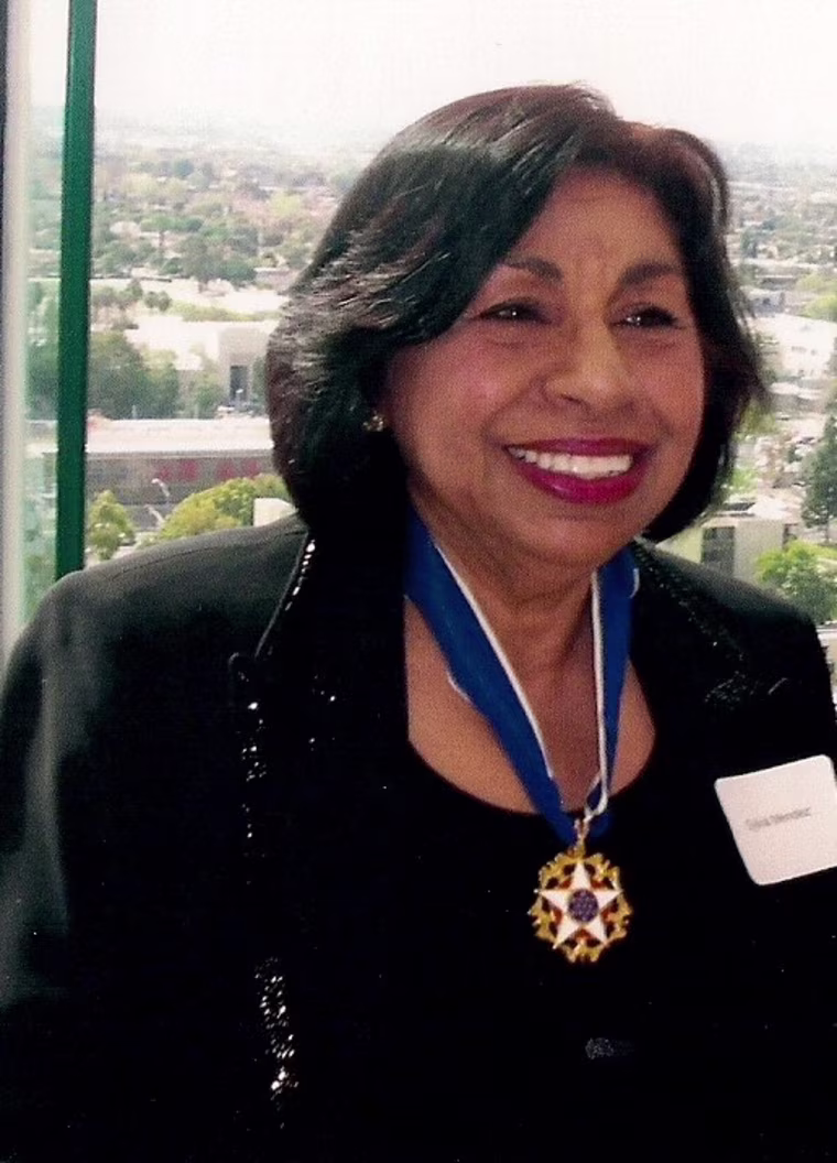 Sylvia Mendez, 2016. She is now an advocate for Latino educational issues.