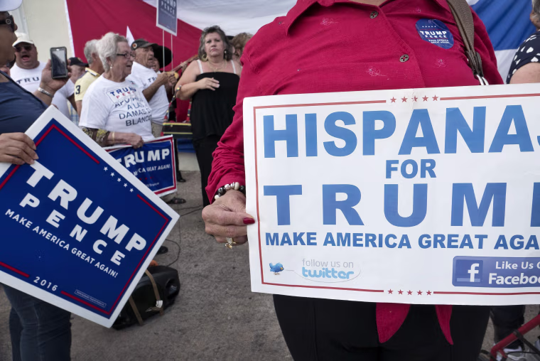 Image: Cubans support Donald Trump campaigns in Miami, Florida