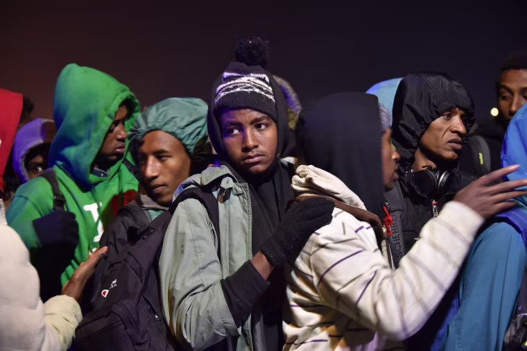 Image: TOPSHOT-FRANCE-EUROPE-MIGRANTS-BRITAIN-CALAIS-DEMOLITION