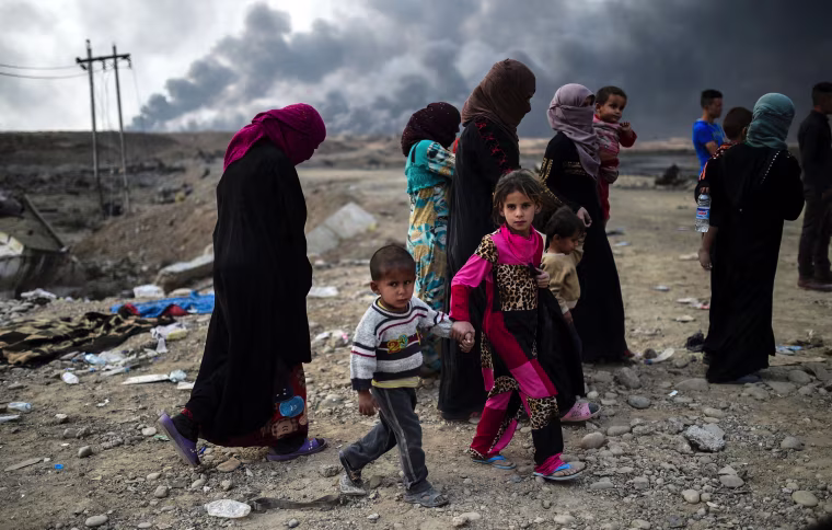 Image: IRAQ-CONFLICT-DISPLACED