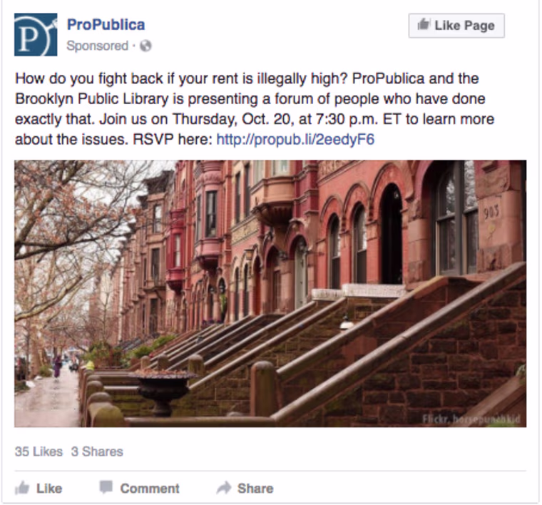Pro Publica created an ad to find out how the self-service ad portal's "Ethnic Affinity" option works
