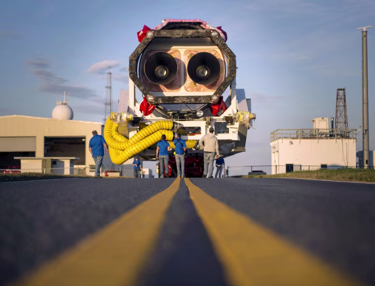 Image: Antares Rocket Rollout at NASA Wallops in Virginia