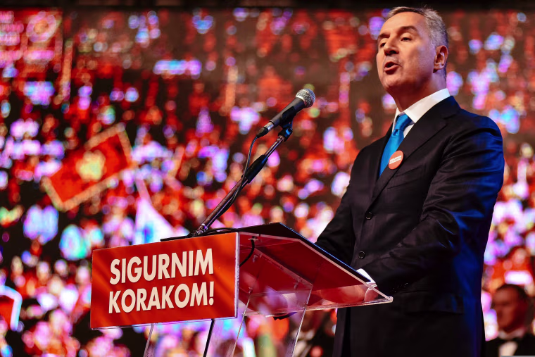 Image: Montenegrin Prime Minister Milo Djukanovic