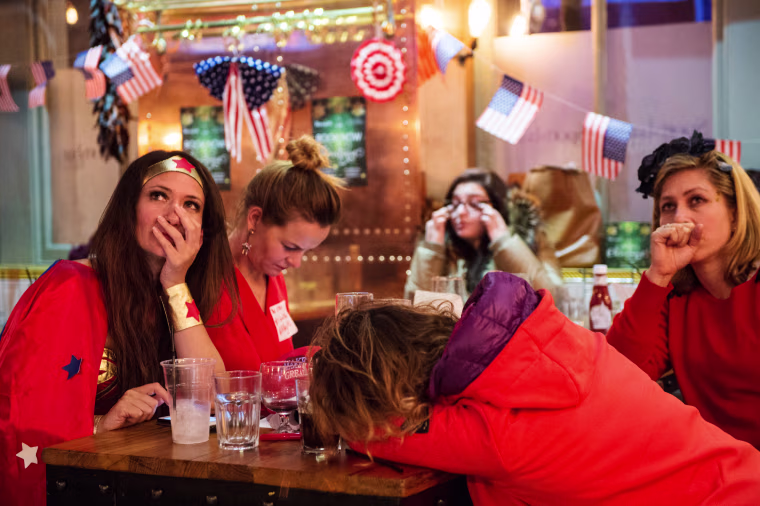 Image: Democrats Abroad Hold US Election Night Party