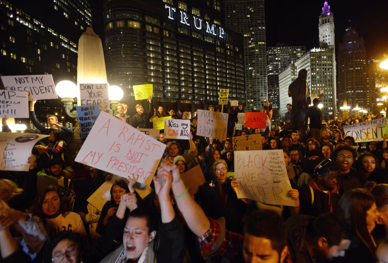 Image: US-VOTE-REACTION