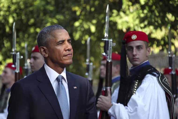 Image: Barack Obama, Panos Kammenos