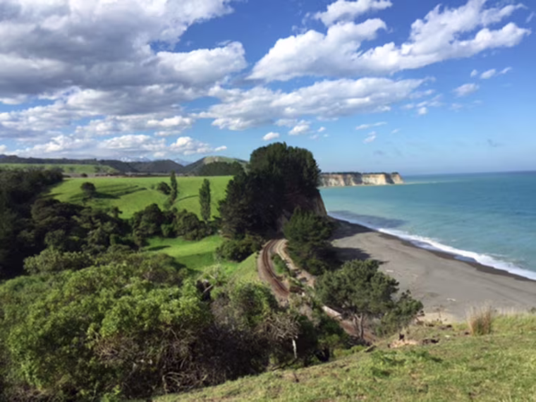 Image: The waterfront view from the Prentice house