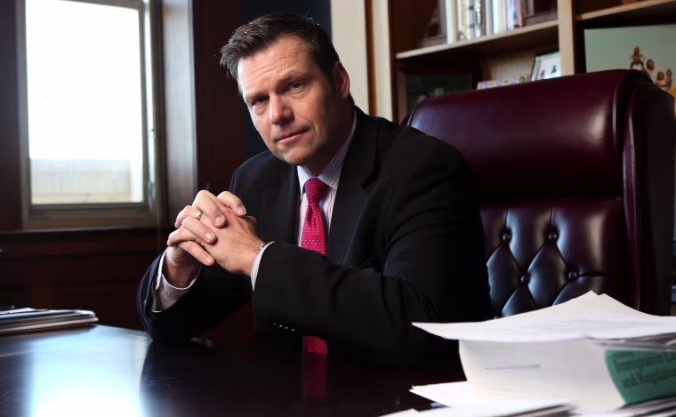 Image: Kansas Secretary of State Kris Kobach