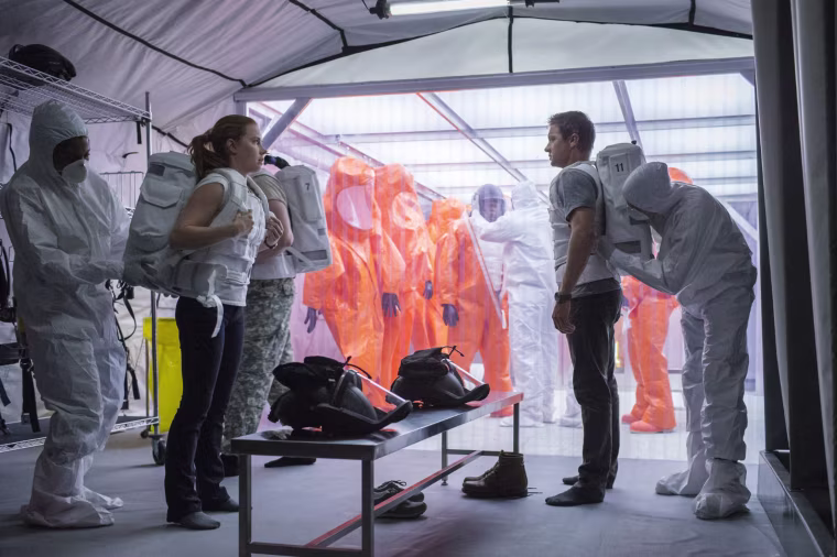A still from the movie "Arrival"