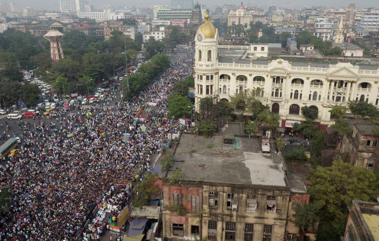 Image: INDIA-POLITICS-STRIKE