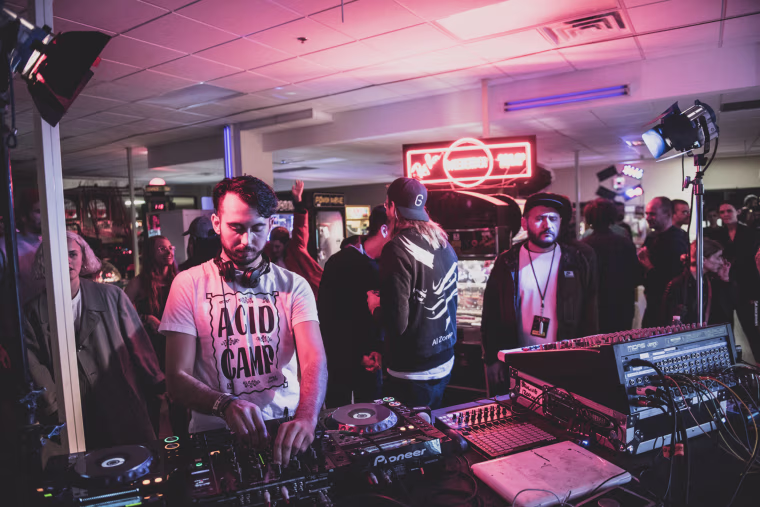 Image: Boiler Room's The Weekender festival in Lake Harmony, Pennsylvania.