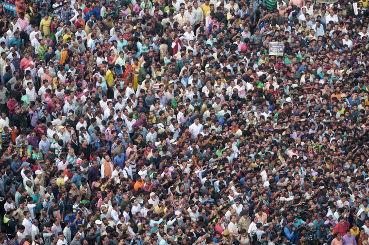 Image: TOPSHOT-INDIA-POLITICS-STRIKE-CURRENCY