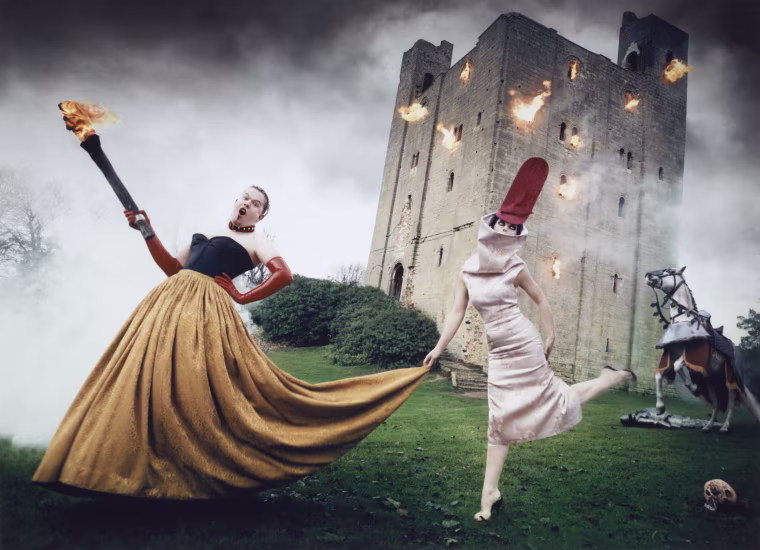 Fashion designer Alexander McQueen and magazine editor Isabella Blow