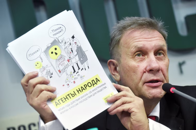 Image: Sergei Nikitin, head of the Russian branch of Amnesty International