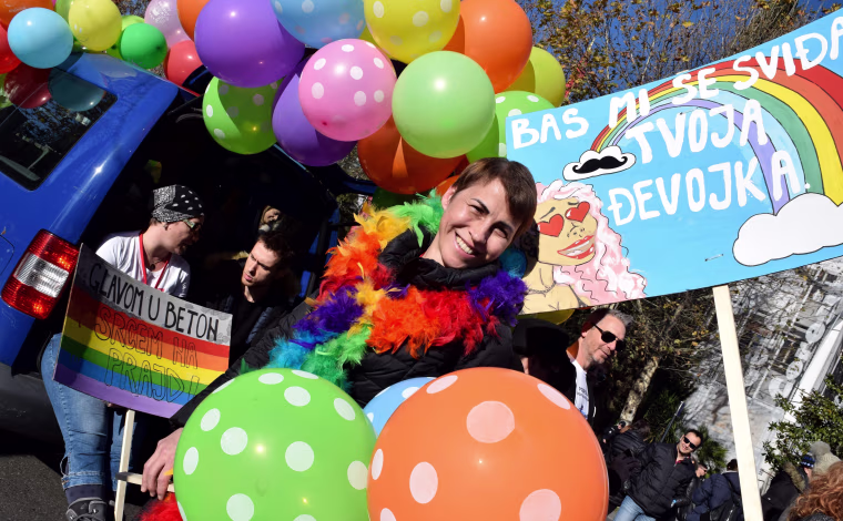 Image: Gay Pride March in Podgorica