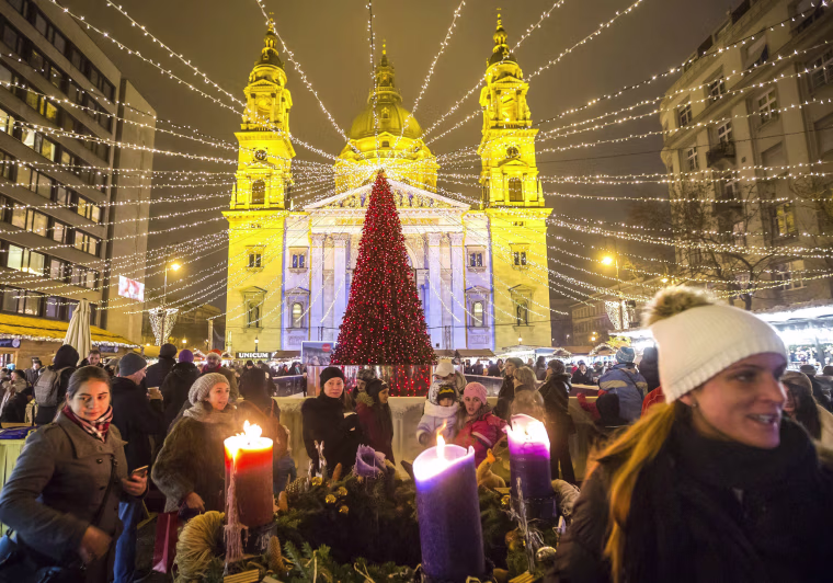Image: Christmas market in Budapest