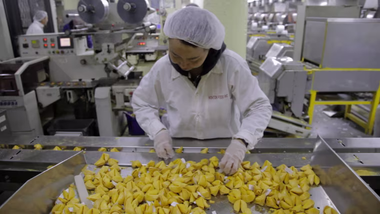 Wonton Food Inc. estimates that it produces four million fortune cookies a day.