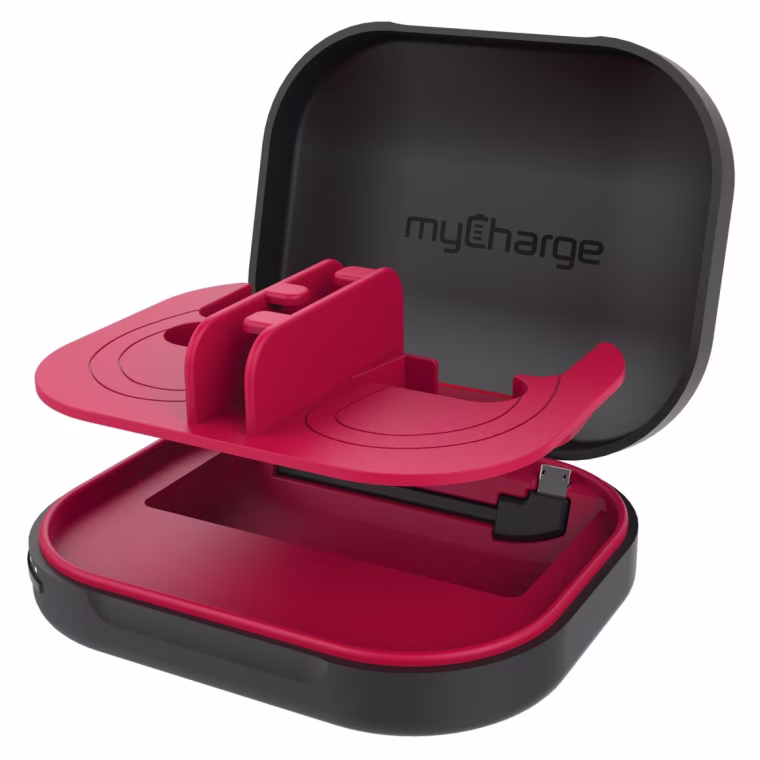The MyCharge HubXtra has a built-in Lightning as well as micro-USB so you can use it with both Apple and Android devices.