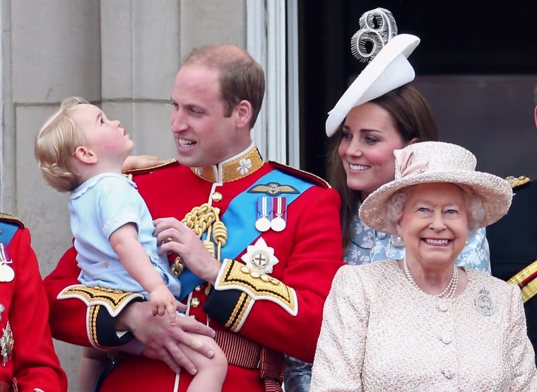 Image: The royal family in 2015